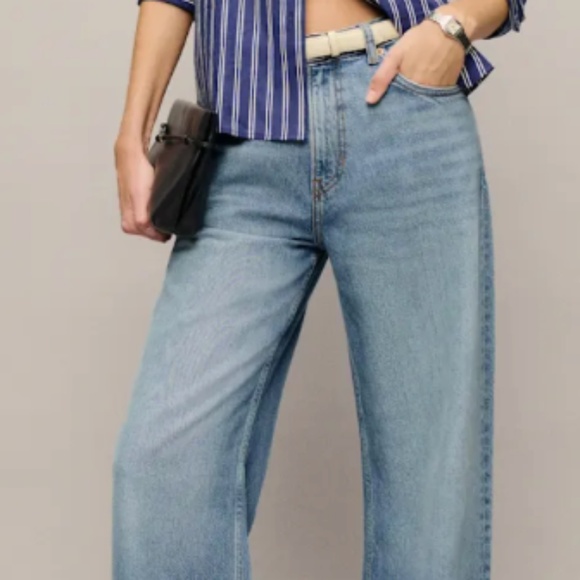 Reformation Palmer Lived-in Baggy Jeans - Picture 1 of 3
